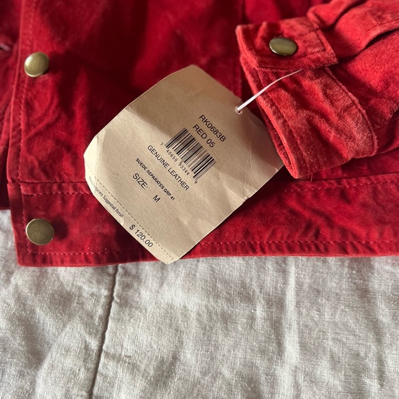 Vintage Suede 100% Leather Jacket Medium - Picture 4 of 6